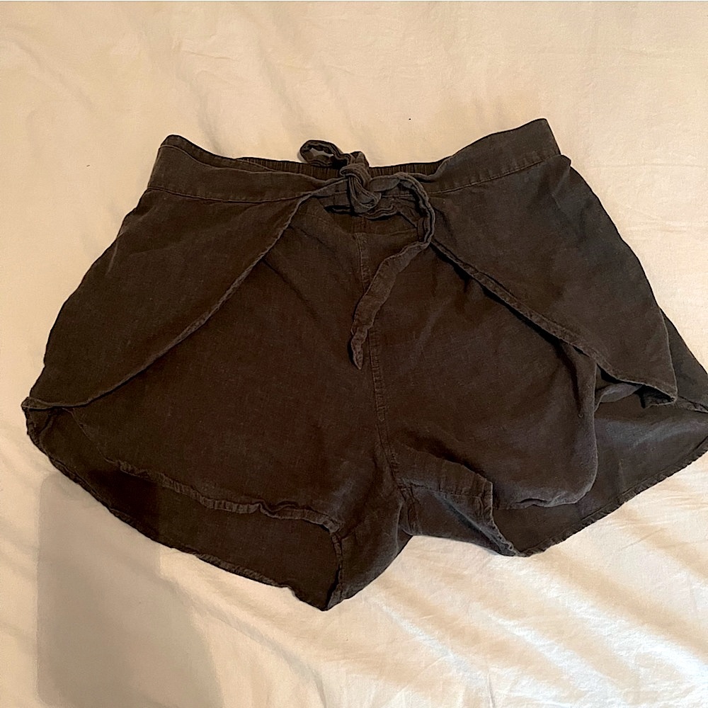 Patagonia Garden Island Shorts Tie Waist Ink Black
